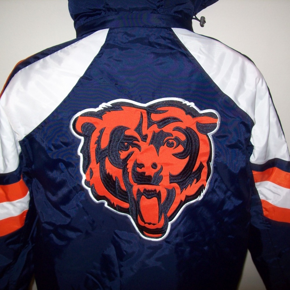 CHICAGO BEARS Starter PRO LINE Hooded Jacket 3X - Picture 1 of 8